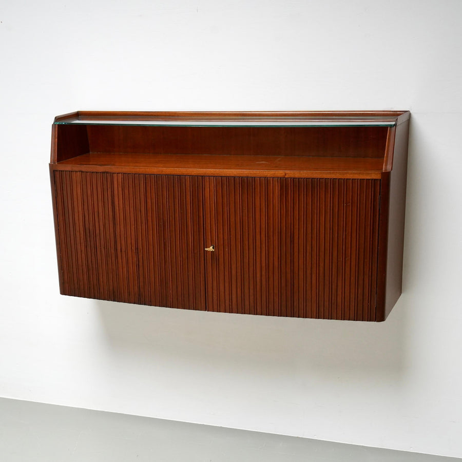 Wall Mounted Credenza by Paolo Buffa for Serafino Arrighi, Italy, 1950's