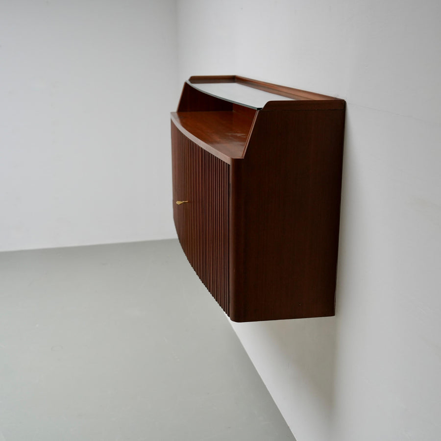 Wall Mounted Credenza by Paolo Buffa for Serafino Arrighi, Italy, 1950's