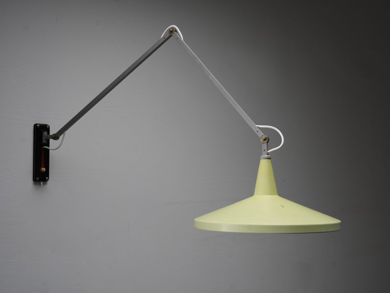 'Panama' Lamp by Rietveld and Cordemeyer in original painted Metal, 1955