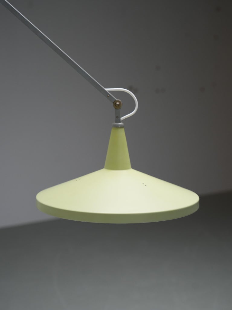 'Panama' Lamp by Rietveld and Cordemeyer in original painted Metal, 1955