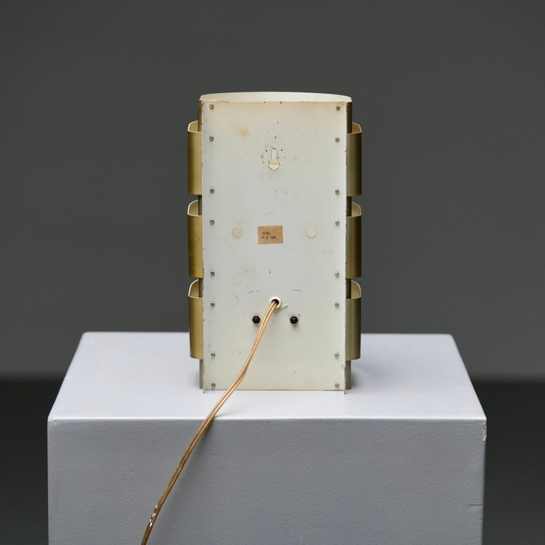 Hans-Agne Jakobsson V-155 Wall Light in Brass, Sweden, 1960's