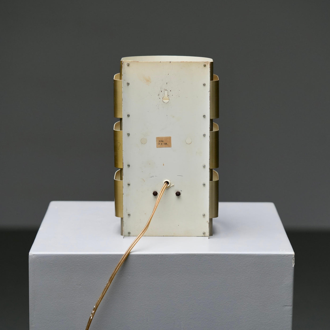 Hans-Agne Jakobsson V-155 Wall Light in Brass, Sweden, 1960's