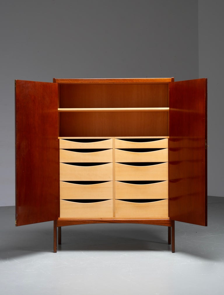 Carl-Axel Acking Cabinet Produced by Nordiska Kompaniet, Sweden, 1950's