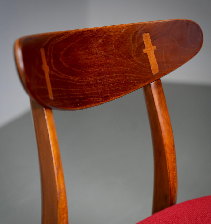 Set of 3 Hans Wegner "CH30" Chairs, Denmark, 1960's