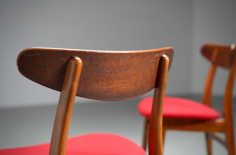 Set of 3 Hans Wegner "CH30" Chairs, Denmark, 1960's