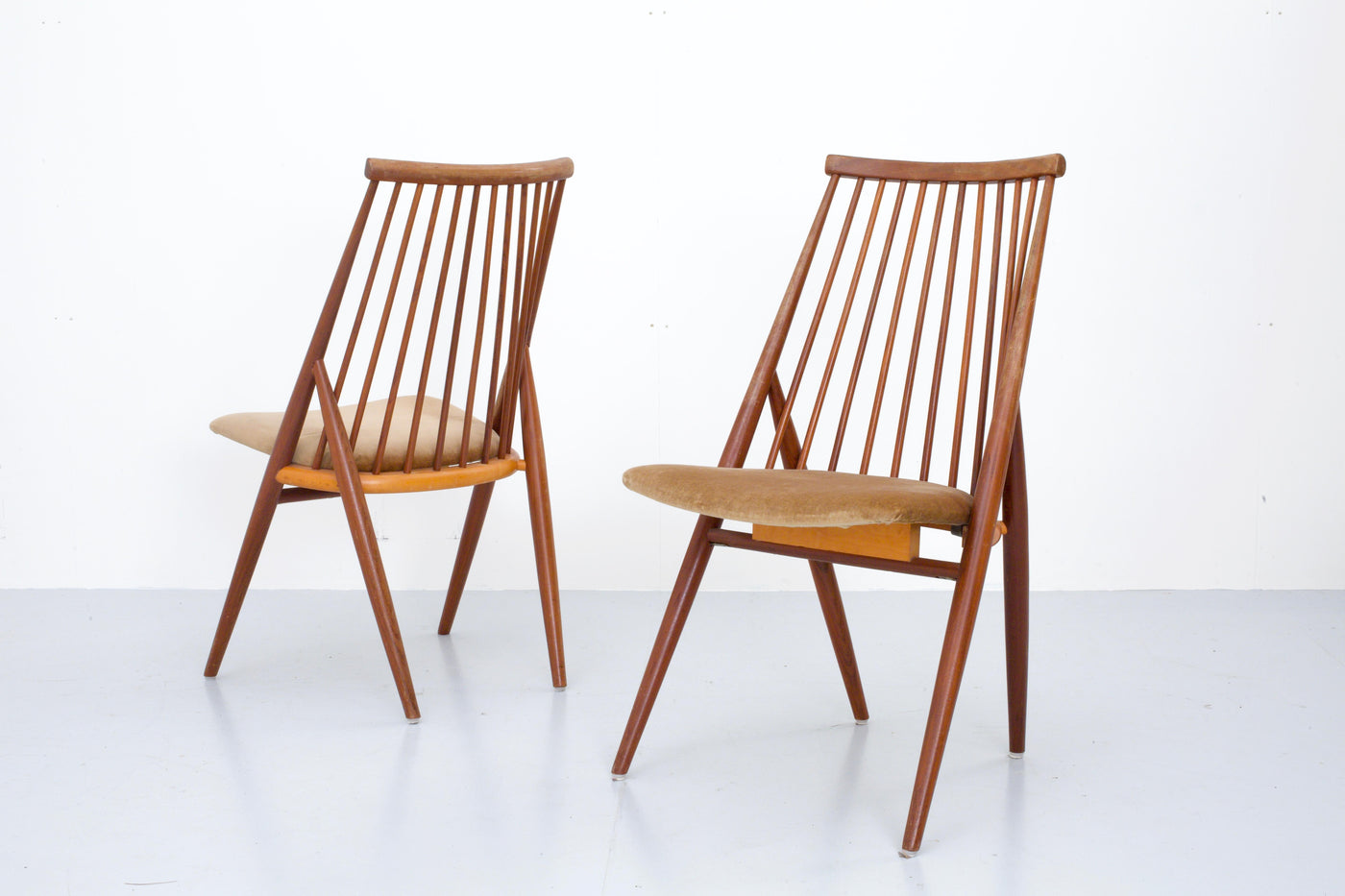 Set of 4 'Flamingo' Chairs by Thea Leonard for Nassjo Stolefrabrik, Sweden, 1960