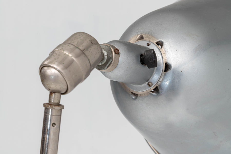 Old Version Johan Petterson Triplex Lamp with Metal Shade, Sweden, 1930's