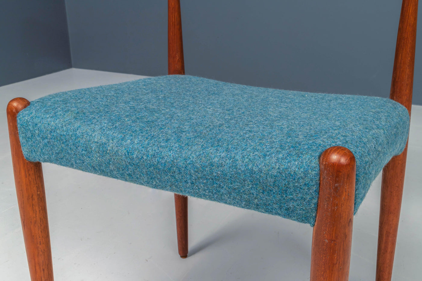 Set of 4 Dining Room Chairs by C. Linneberg for B. Pedersen, Denmark, 1970's