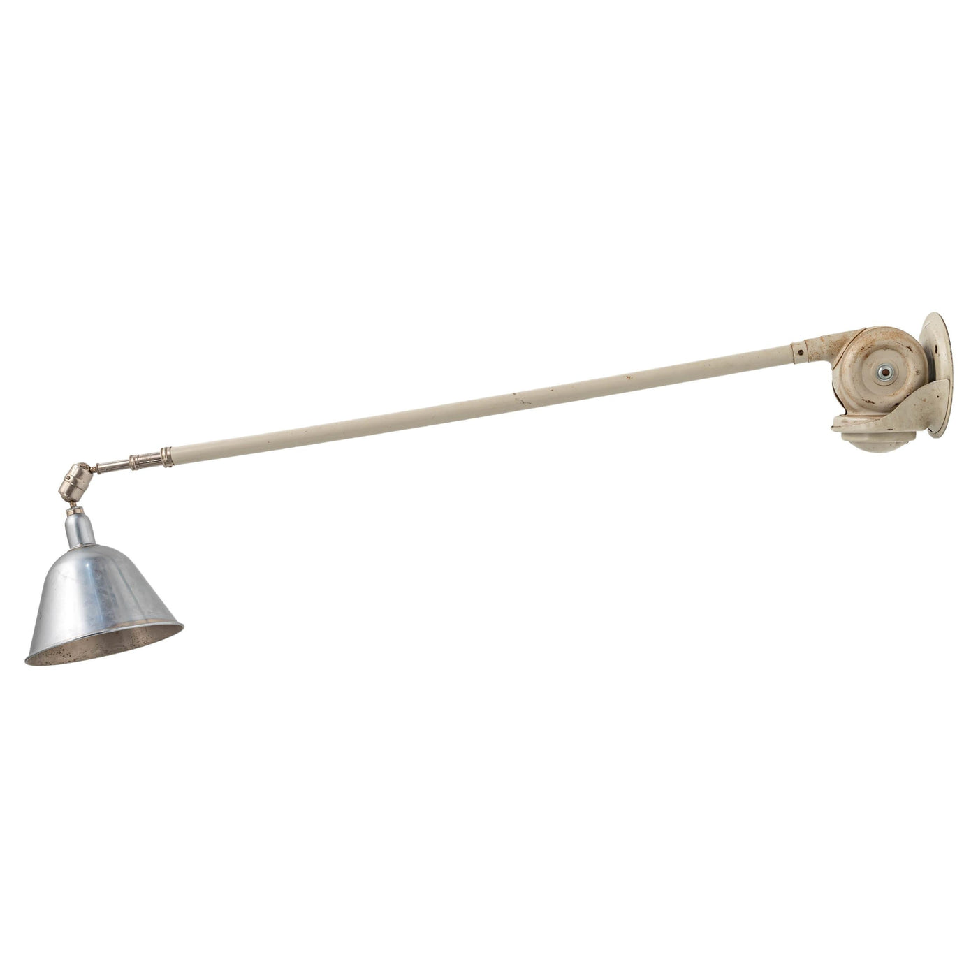 Old Version Johan Petterson Triplex Lamp with Metal Shade, Sweden, 1930's