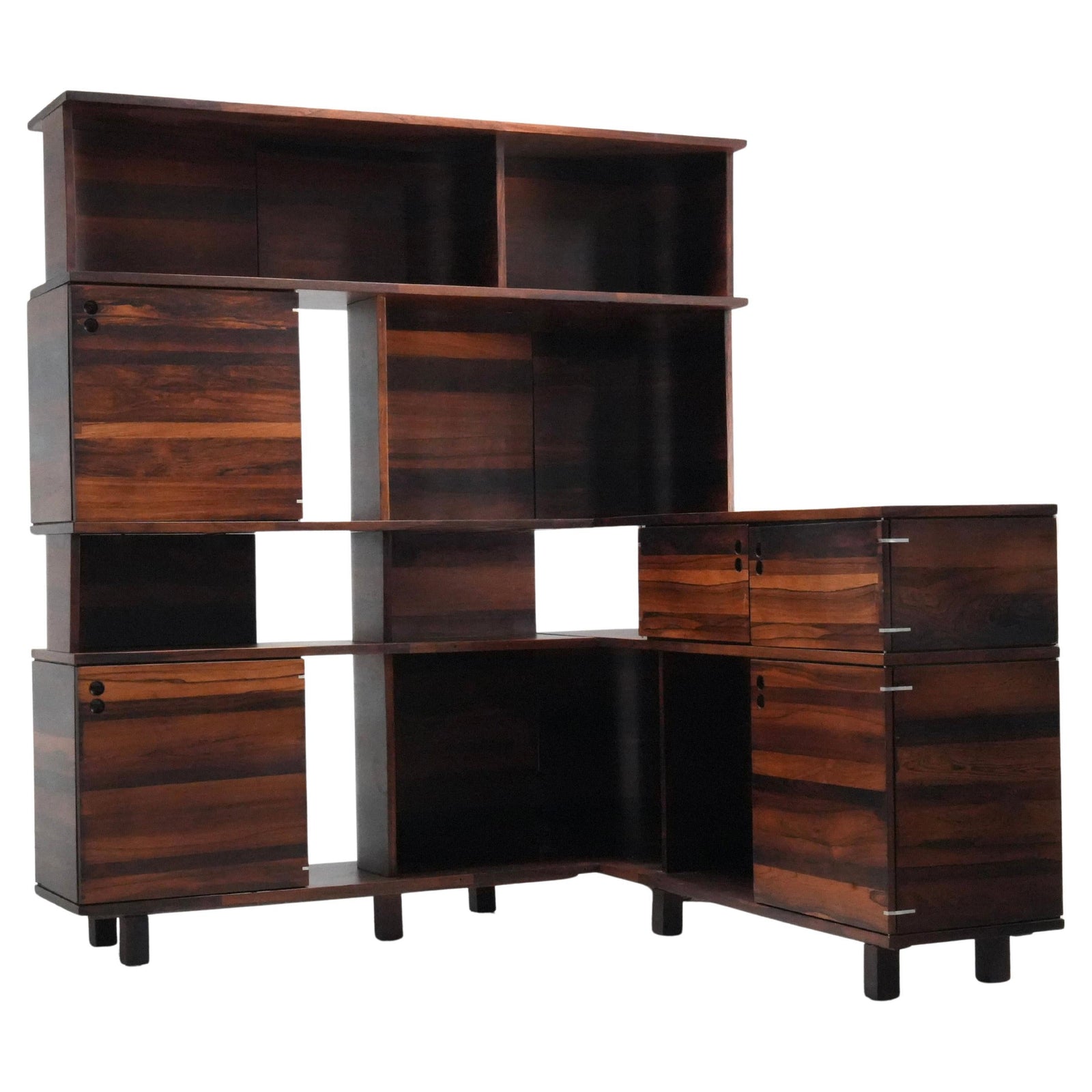 Modular Shelving Unit by Jorge Zalszupin for l'Atelier, Brazil, 1960's