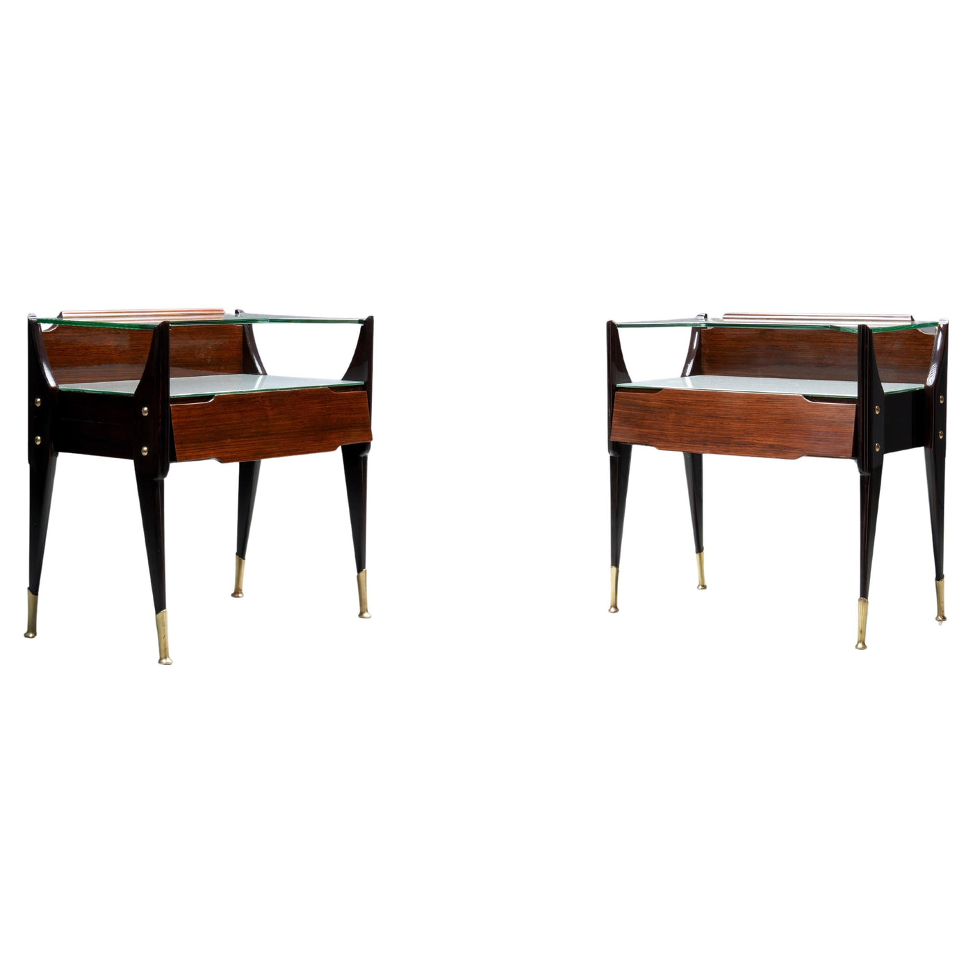 Set of 2 Night Stands by La Permanente Mobili Cantù, Italy, 1950's