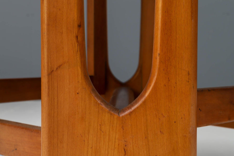 Sculptural Dining Table with Two Drop Leaves in Teak, Denmark, 1960's